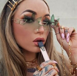 SOLD***Green Leaf Sunglasses